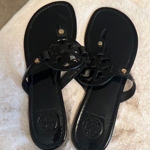 Black tory burch miller sandals